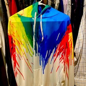 Rainbow Drip Hoodie